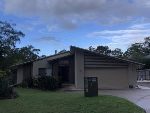 Mt Cotton House Painting Colourbond Wooland Grey and White | Darren Turner Painting Services Servicing Brisbane Southside and Bayside